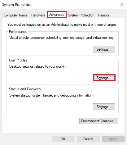 System Properties